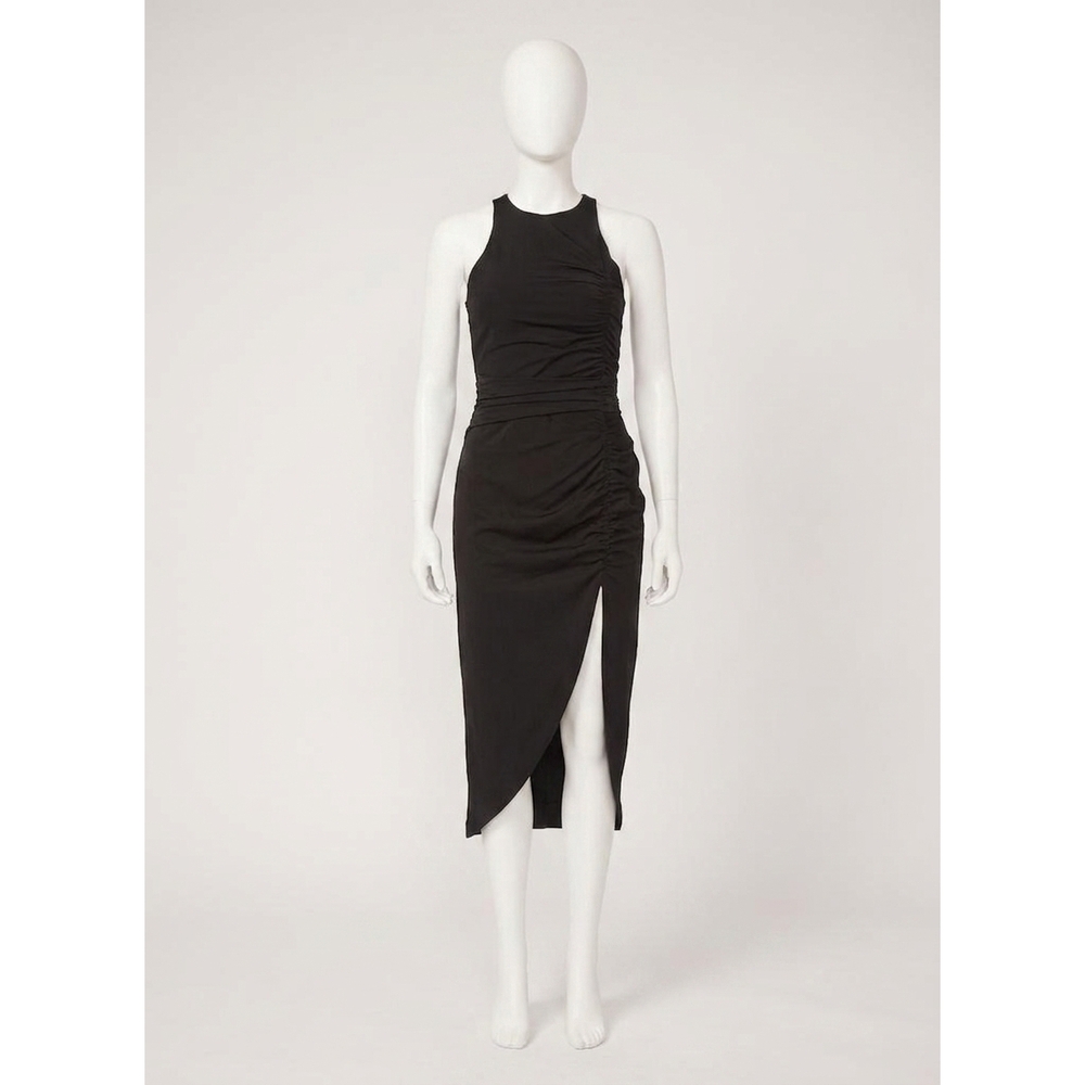 NEW GILNER FARRAR izzy midi dress in black
